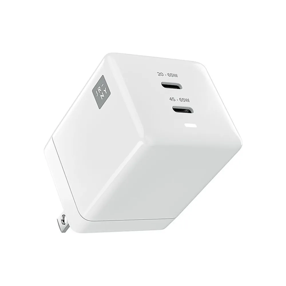 USB Type-C Dual Wall Charger, White (JWCG265WH)<JOURNEY Outlet