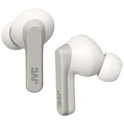 RIPTIDZ True Wireless Earbuds with Charging Case, Bluetooth, White (HAA9TW)<JVC Clearance