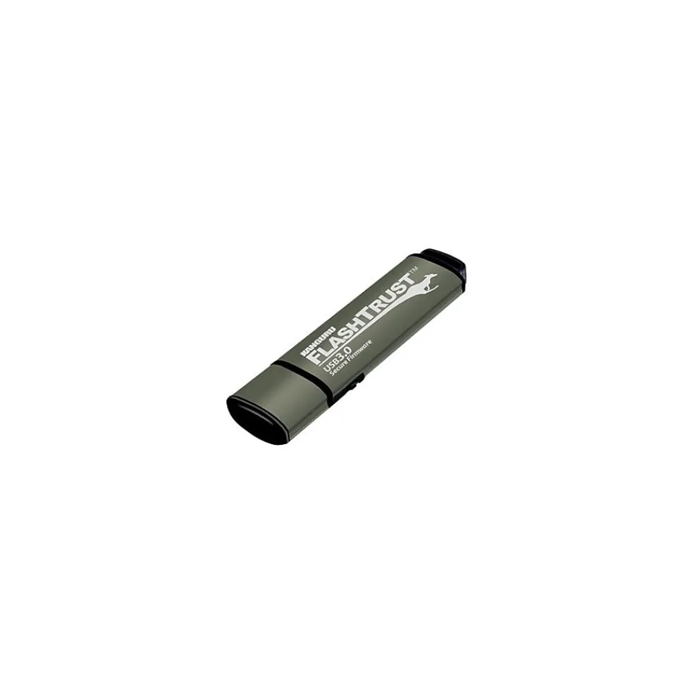 Sale Kanguru FlashTrust 32GB USB 3.2 Flash Drive, Black/Green (WP-KFT3-32G)