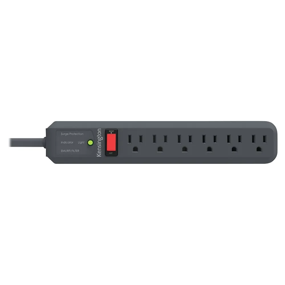 ACCO Kensington Guardian 6-Outlet Surge Protector, 15' Cord (K38215NA)