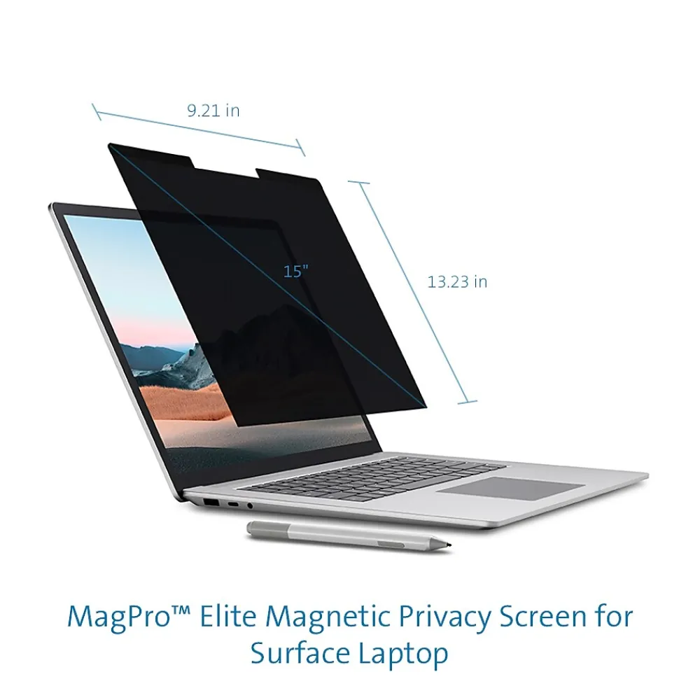 MagPro Elite Anti-Glare Magnetic Privacy Screen for 15" Surface Laptop, 3:2 (K58362WW)<Kensington New
