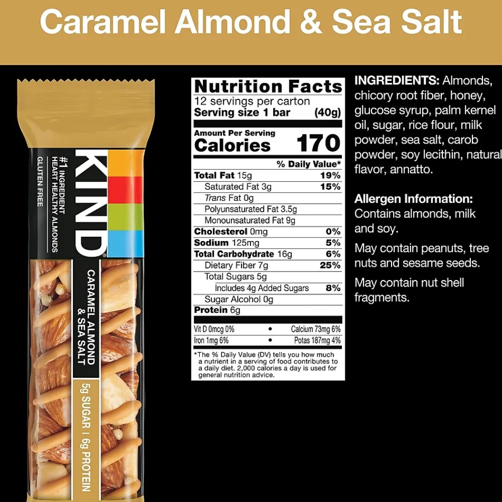 KIND Variety Pack, 1.4 oz, 36/Box (600-00774)