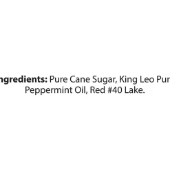 King Leo Soft Peppermint Mints, 80 oz., 400 Pieces/Pack (210-00050)