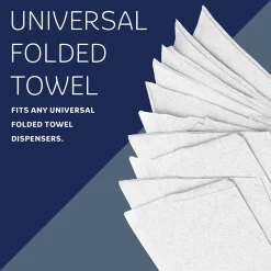 Kleenex Recycled Multifold Paper Towels, 1-ply, 150 Sheets/Pack, 8 Packs/Carton (02046)