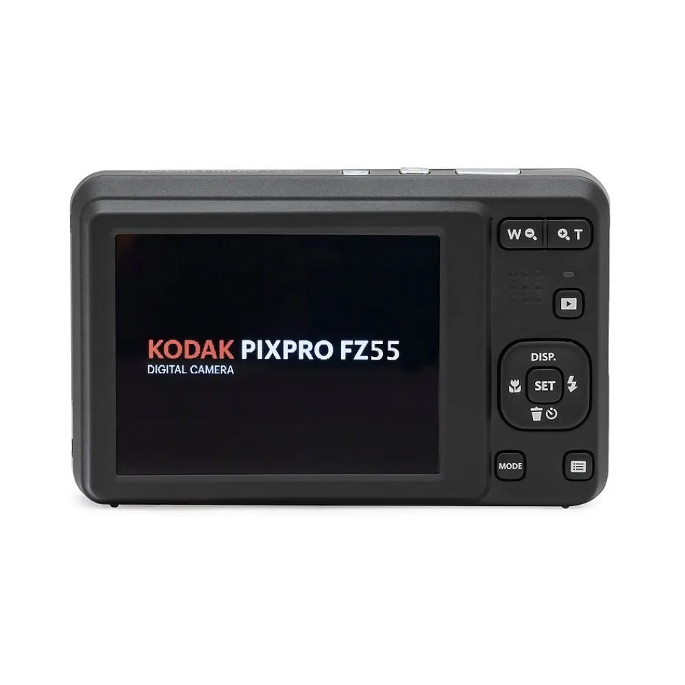 Kodak PIXPRO 16MP Point and Shoot Digital Camera, 5x Optical Zoom, Black (FZ55-BK)