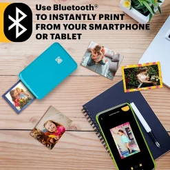 Kodak Step Mobile Zero Ink Instant Photo Printer, Single-Function, Blue (RODMP20AMZBL)
