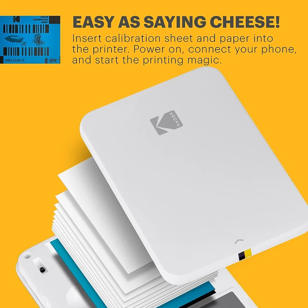 Photo Paper*Kodak Zink Premium Photo Paper, 2" x 3", 100 Sheets/Pack (RODZ2X3100)