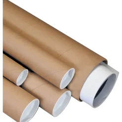 Outlet Kraft Mailing Tubes, 1-1/2" x 18", 50/Case