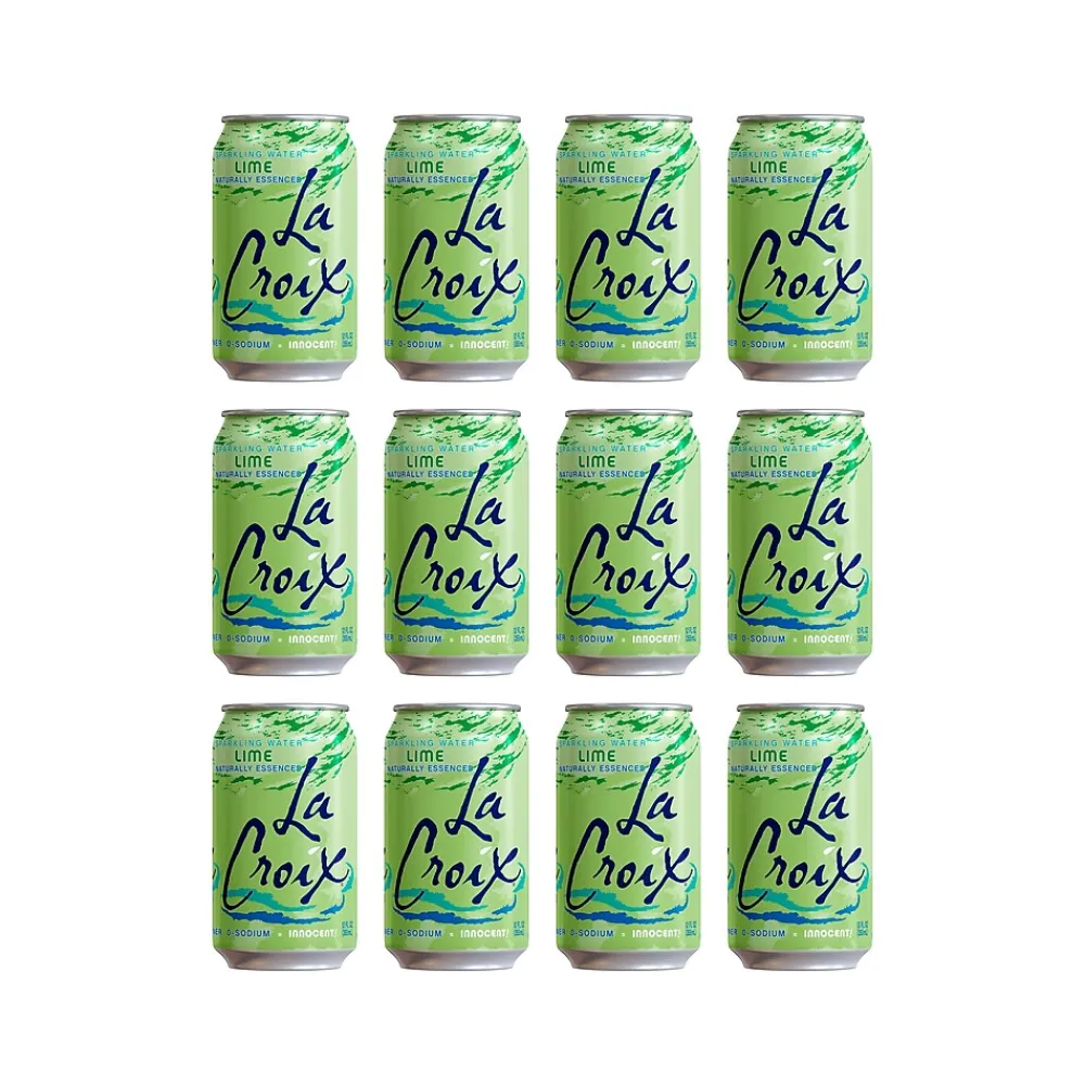 Lacroix Diet Lime Soft Soda, 12 Oz., 12/Pack (WNT65434)