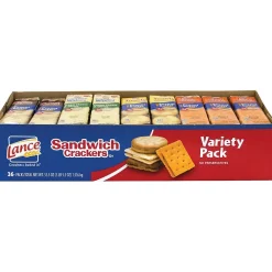 Lance Sandwich Crackers Variety Pack, 36 Count (220-00400)