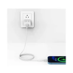 Lightning to USB-C Cable for iPhone/iPad/iPod touch, Silver (MFIUSBC3FT-SLV)<LAX Gadgets Best