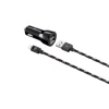 MFI Certified 6ft Charger with Car Charger Black (MFICAR6FT-BLK)<LAX Gadgets
