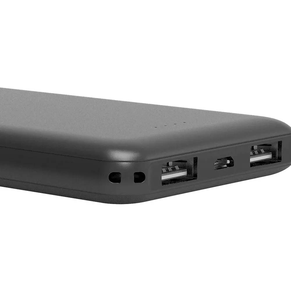 Ultra Slim USB Power Bank, 12000mAh, Black (RB12KBK)<LAX Gadgets Outlet