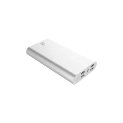 LAX Pro Portable Charger Battery Backup 16800mAh with 4 High Speed Charging 2.1A USB Ports (Silver) (LAXPB16800-SLV)<LAX Gadgets Online