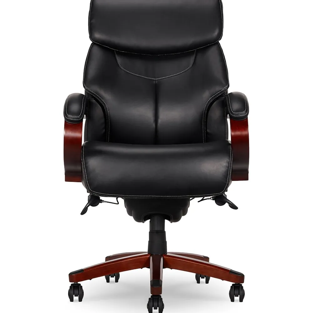 Office Chairs*La-Z-Boy Bradley Bonded Leather Executive Chair, (46089-CC) Black