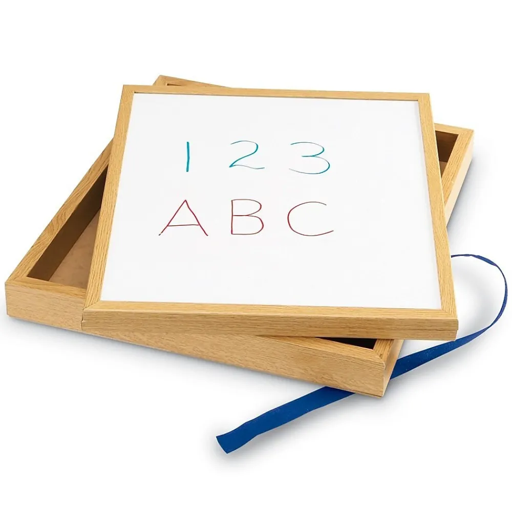 Dry Erase*Learning Resources Double-Sided Tabletop Easel, 19-3/4"H, Magnetic Whiteboard (LER7286)