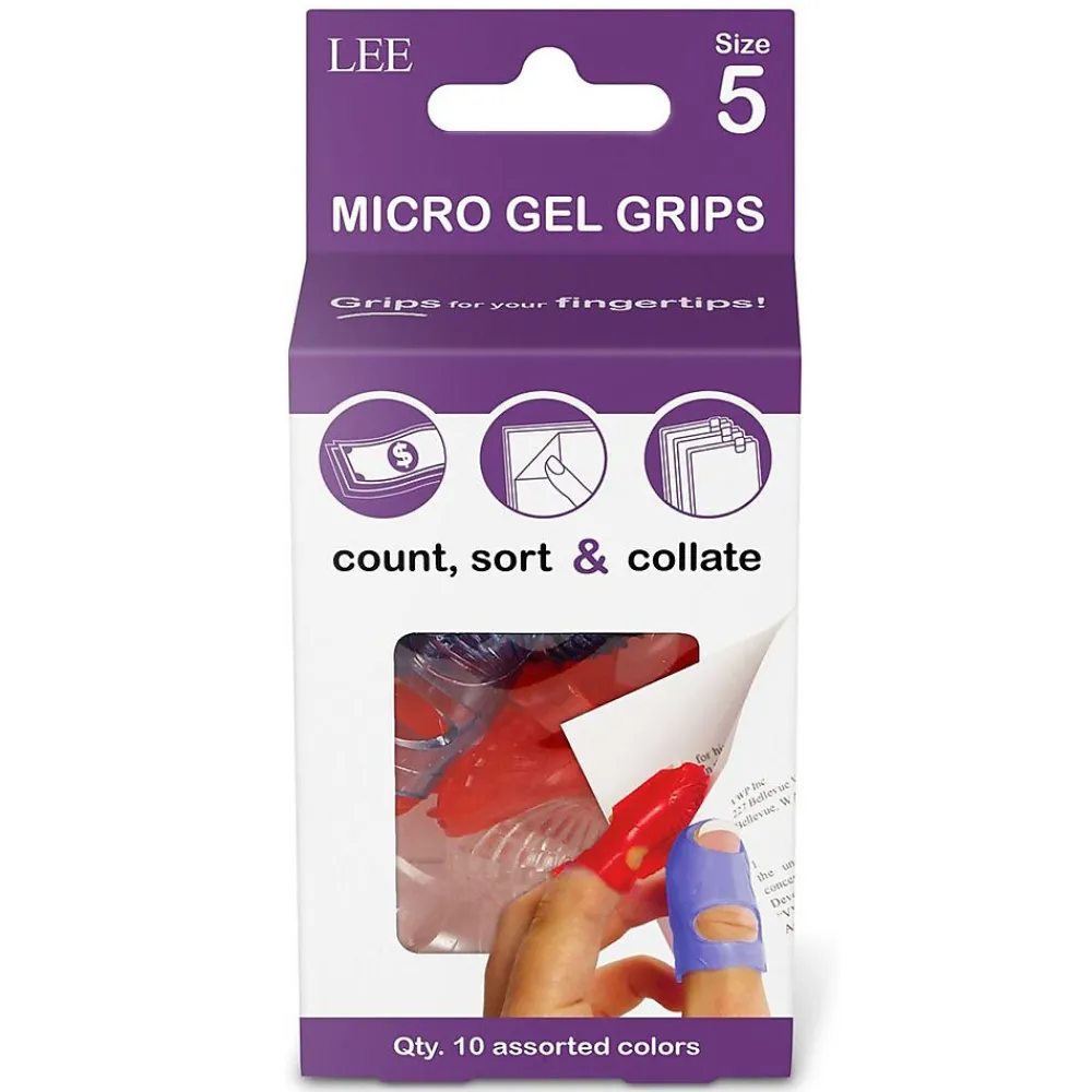 Discount Lee Tippi Small Finger Pad, Assorted Colors, 10/Pack (61050)