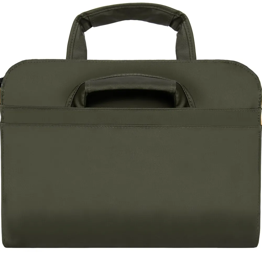 Messenger Bag Notebook Case fits 13.3 Inch Laptop, Forest Green (PT_LENLEA121_13)<Lencca Sale