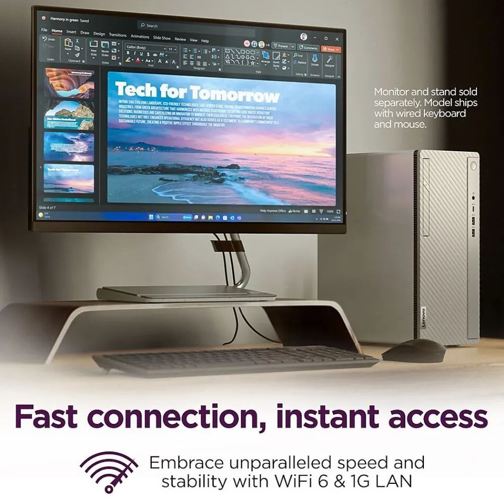 Hot Lenovo IdeaCentre Tower Desktop Computer, Intel Core i5-14400, 8GB RAM, 512GB SSD, Mouse & Keyboard Included, Windows 11 Home