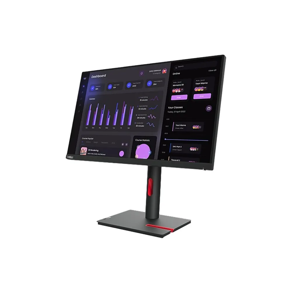 Outlet Lenovo ThinkVision T24i-30 23.8" 60 Hz LED Monitor, Black (63CFMAR1US)