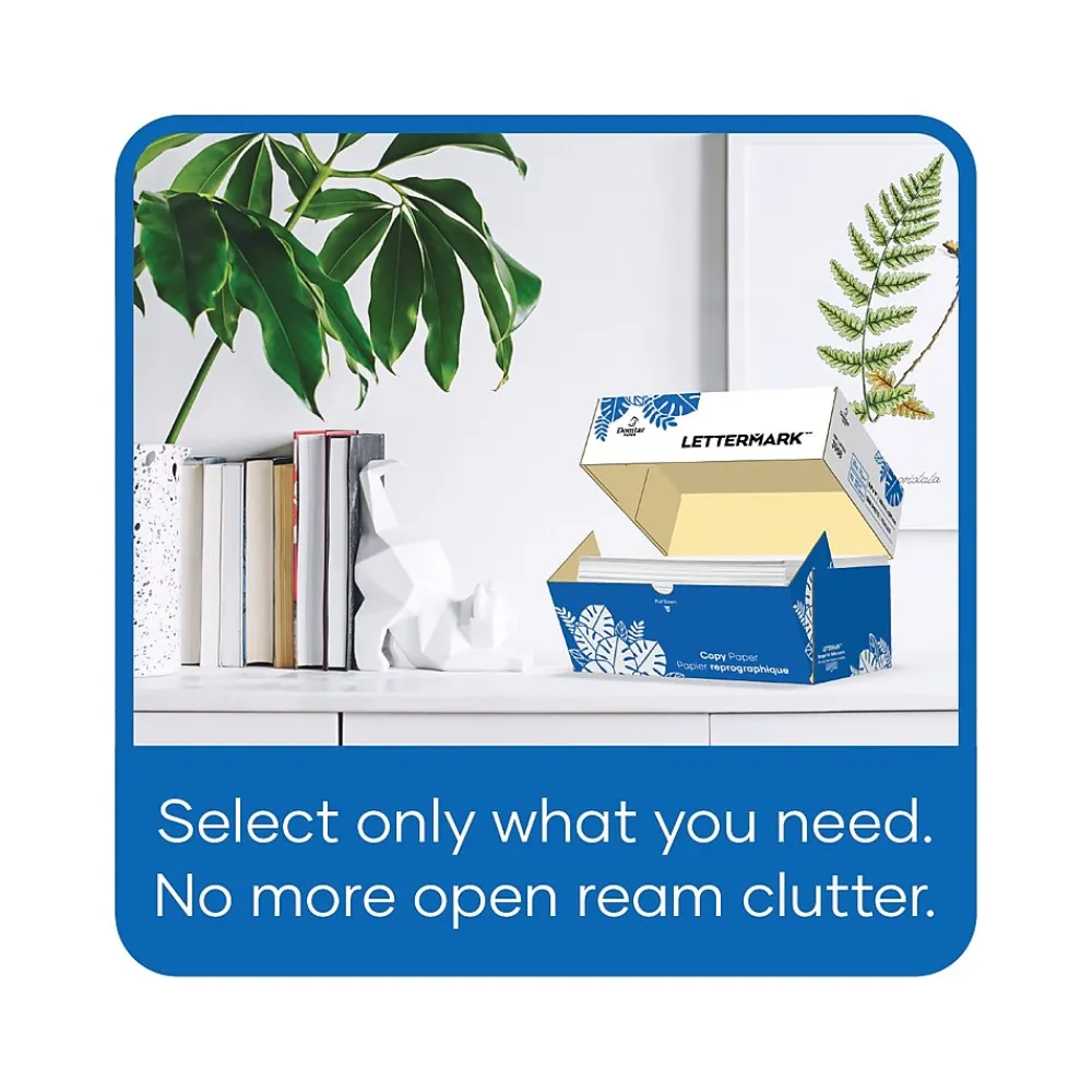 Copy Paper*Lettermark 8.5" x 11" Copy Paper, 20 lbs., 92 Brightness, 1250 Sheets/Carton (3968)