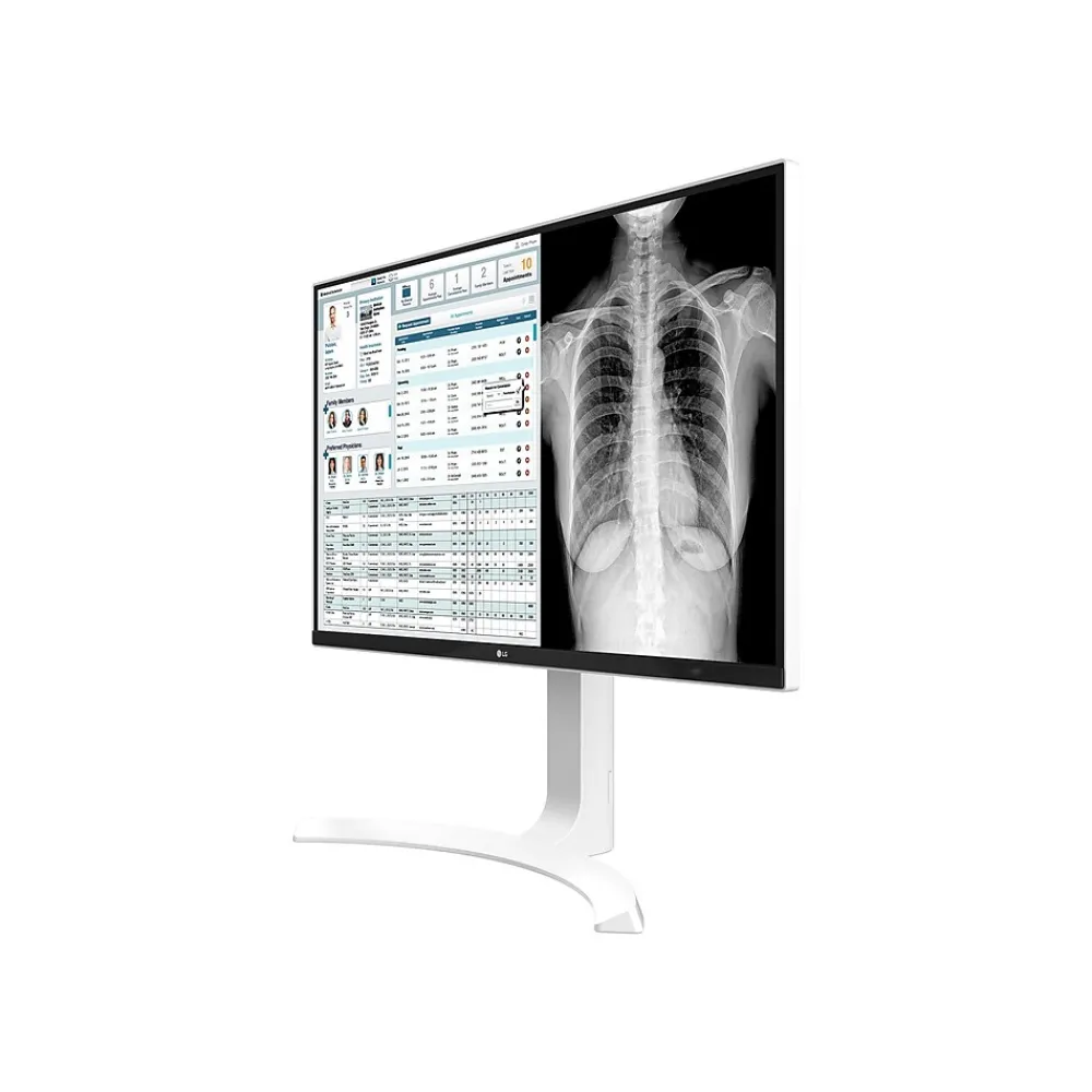 New LG 27HJ712C-W 27" LED Monitor, Silver