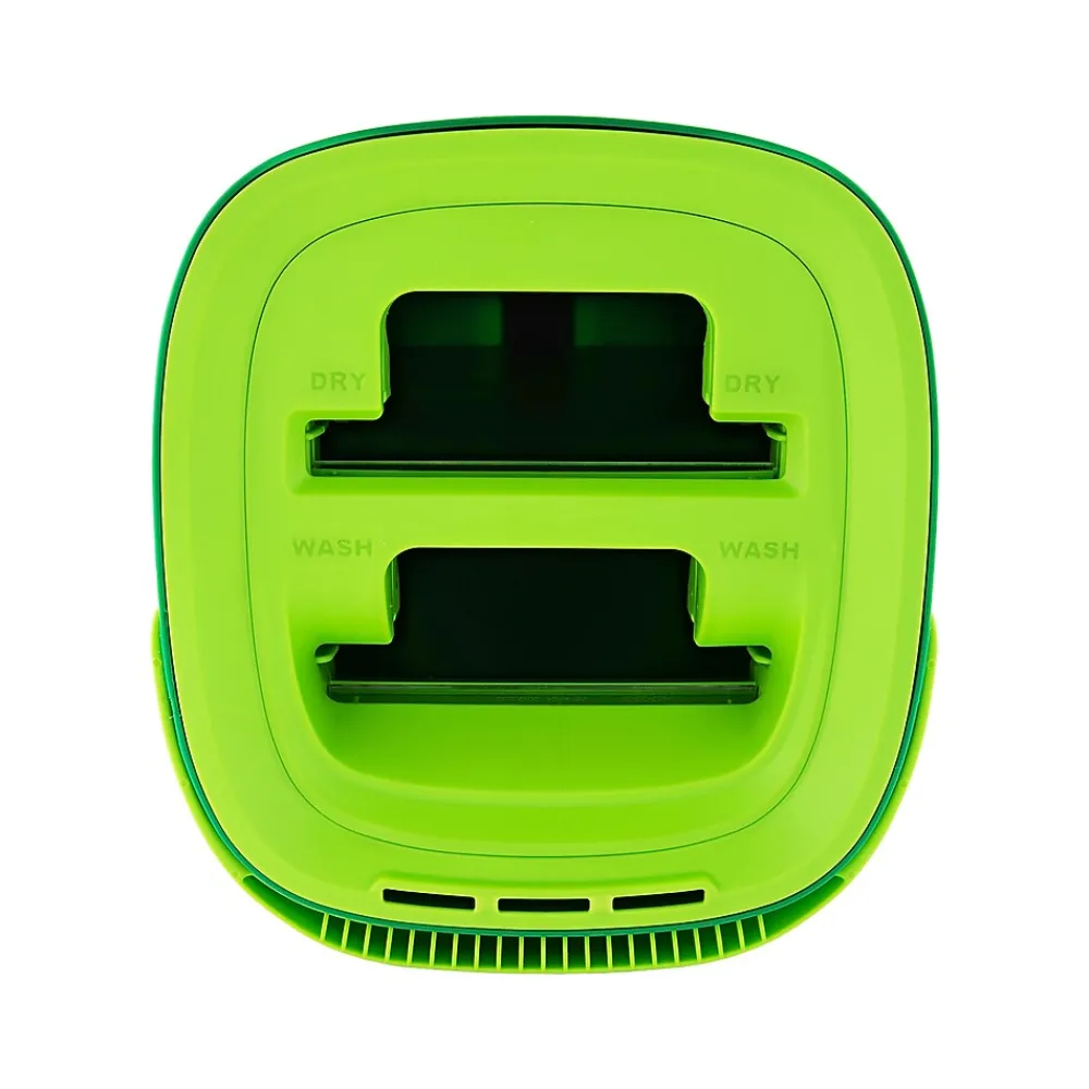 Rinse 'n Wring Microfiber Butterfly Mop & Bucket Kit, Green, /Set (1516001)<Libman Clearance
