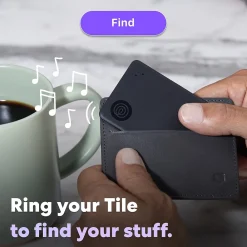 Life360 Tile Essentials Pack Bluetooth Tracker, Black, 4/Pack (RE-64014)<Tile by Life360 Outlet
