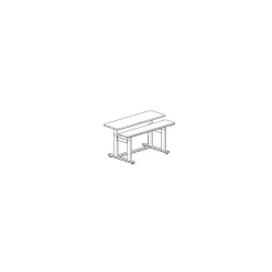 Standing Desks*Life Flo LifeFlo Ergonomics Bi-Level PACS Radiology Table, 66" L x 46" D x 1 1/8" Thick, Carbon Fiber (ECI-6646RAD-CF)