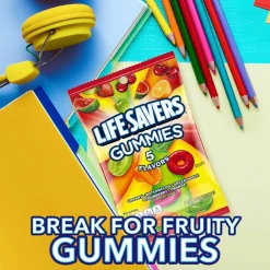 LifeSavers 5 Flavors Gummies Candy, 7 oz. (08342)