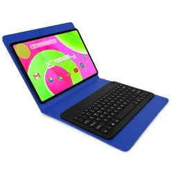 12" Octa Core Tablet, 8GB RAM, 256GB Storage, Android 14 Bundled with Blue Keyboard, Compact Backpack and Stylus Pen<Linsay Clearance