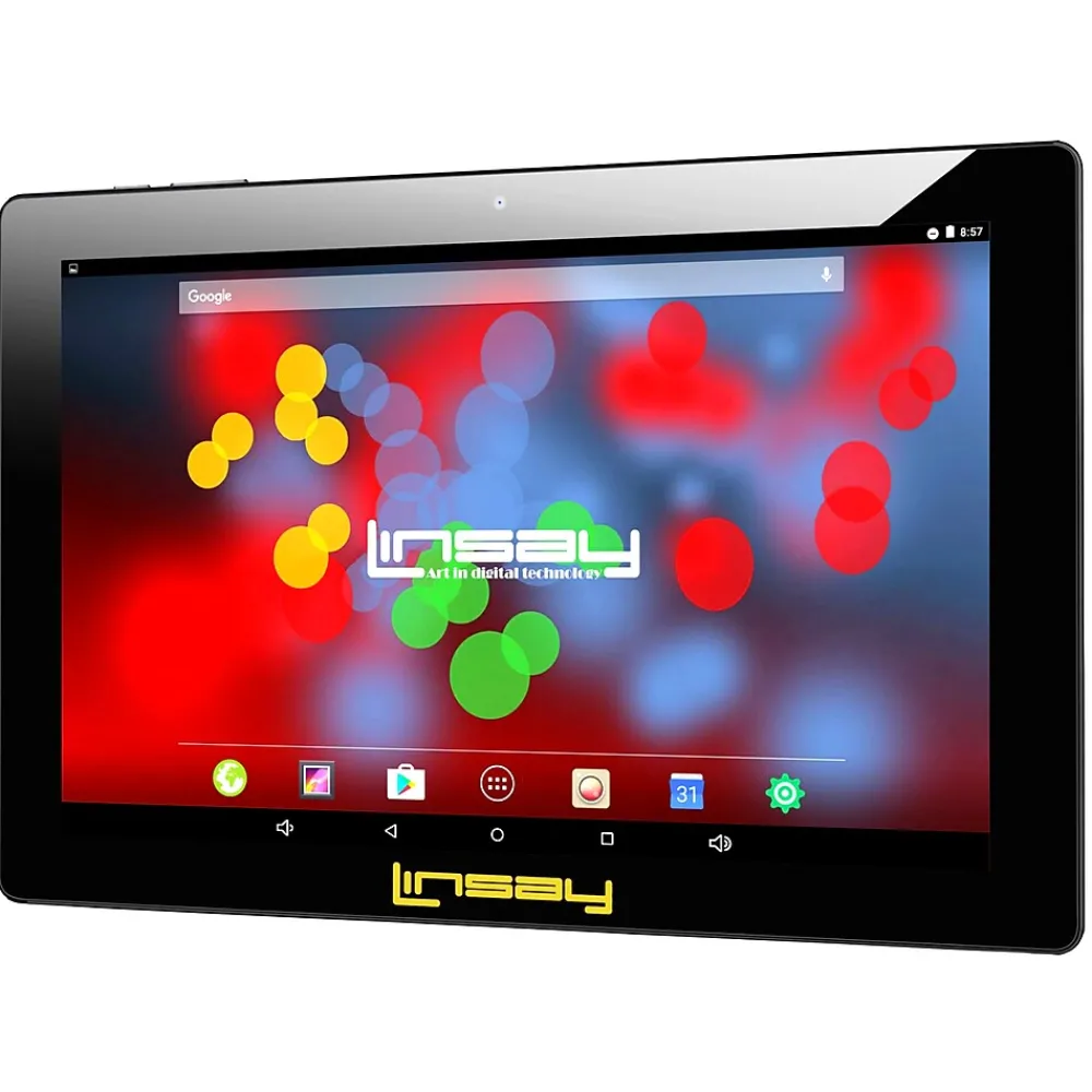 F10 Series 10.1" Tablet, WiFi, 2GB RAM, 64GB Storage, Android 13, Black (F10XIPS)<Linsay Outlet