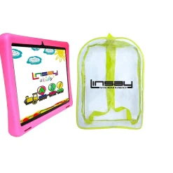 Octa Core 10.1" Tablet, 4GB RAM, 128GB Storage, Android 13, Bundled with Pink Kids Case, Backpack, and Stylus Pen<Linsay Hot
