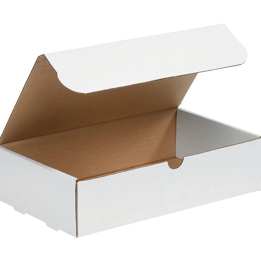 Outlet Partners Brand Literature Mailers, 16" x 8" x 3", White, 50/Bundle (ML1683)
