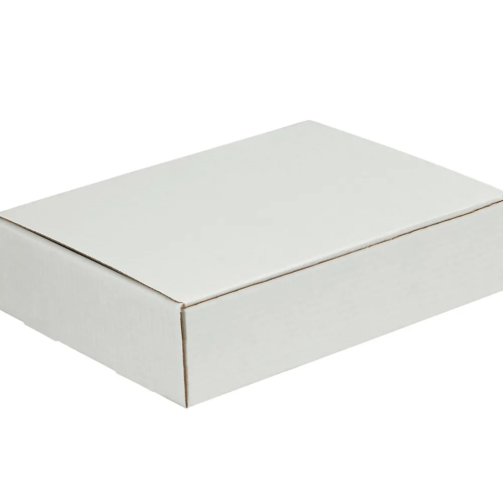 Outlet Partners Brand Literature Mailers, 10" x 9" x 3", White, 50/Bundle (ML1093)