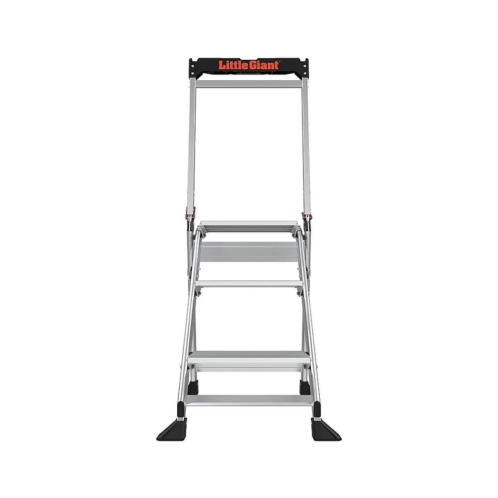 Little Giant Ladders Jumbo Step Aluminum Step Ladder, 375 lb Capacity (11903)