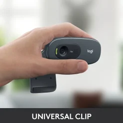Sale Logitech C270 HD Webcam with Noise-Reducing Mics for Video Calls