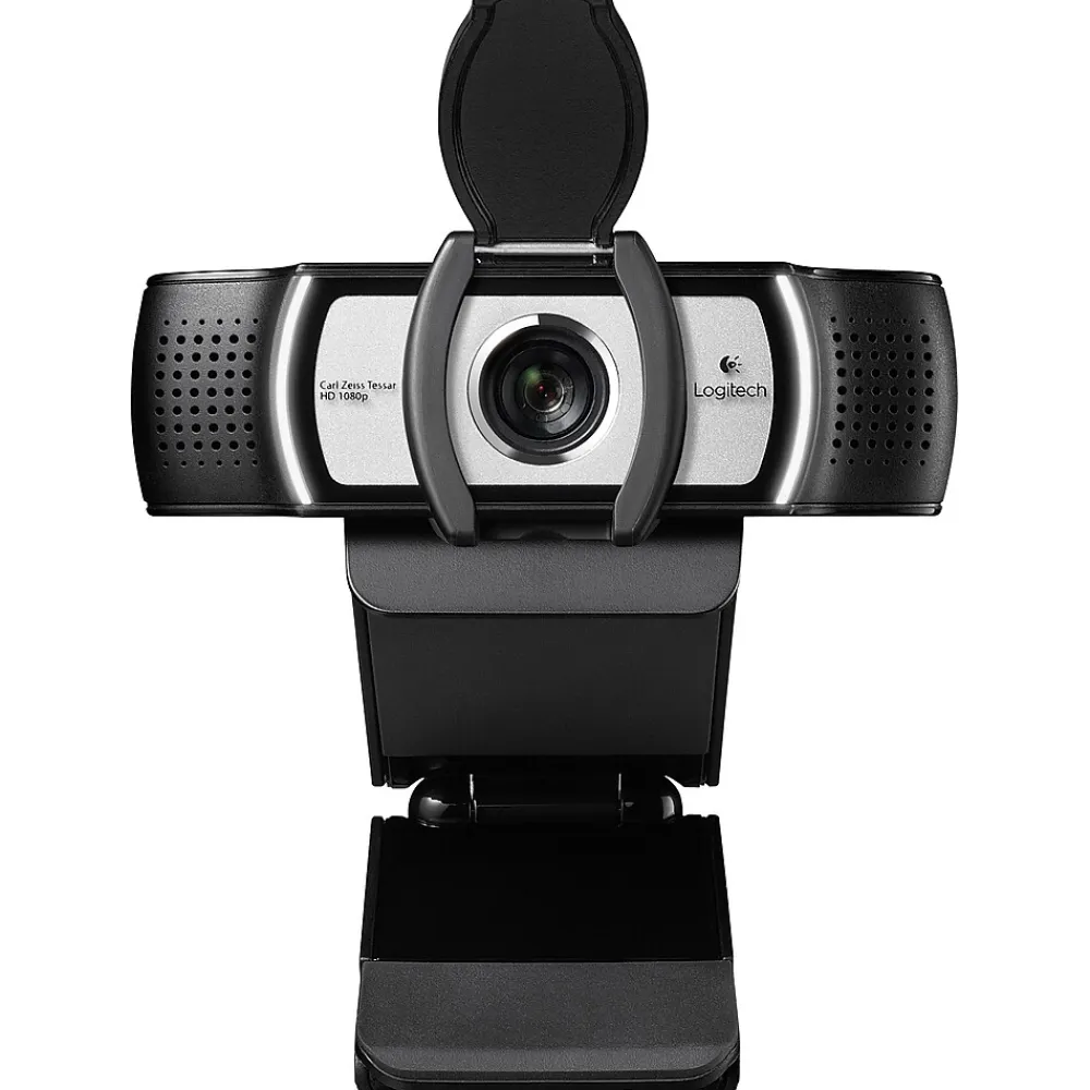 Logitech C930e 1080p HD Portable Webcam, 2 Megapixels, Black (960-000971)