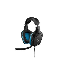 New Logitech G432 981-000769 Wired 7.1 Surround Sound Wired Gaming Headset, Black