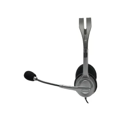 Sale Logitech H111 3.5mm Stereo Computer Headset, On-Ear, Black (981-000612)