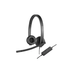 Sale Logitech H570e Binaural USB Headset, Wired (981000574)