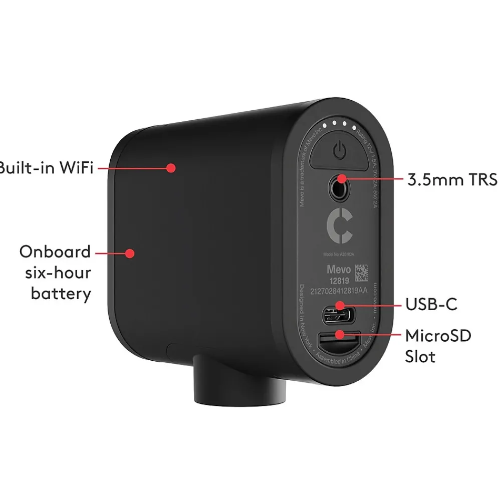Sale Logitech Mevo Start HD 1080p Live-Streaming Webcam, Black (961-000498)