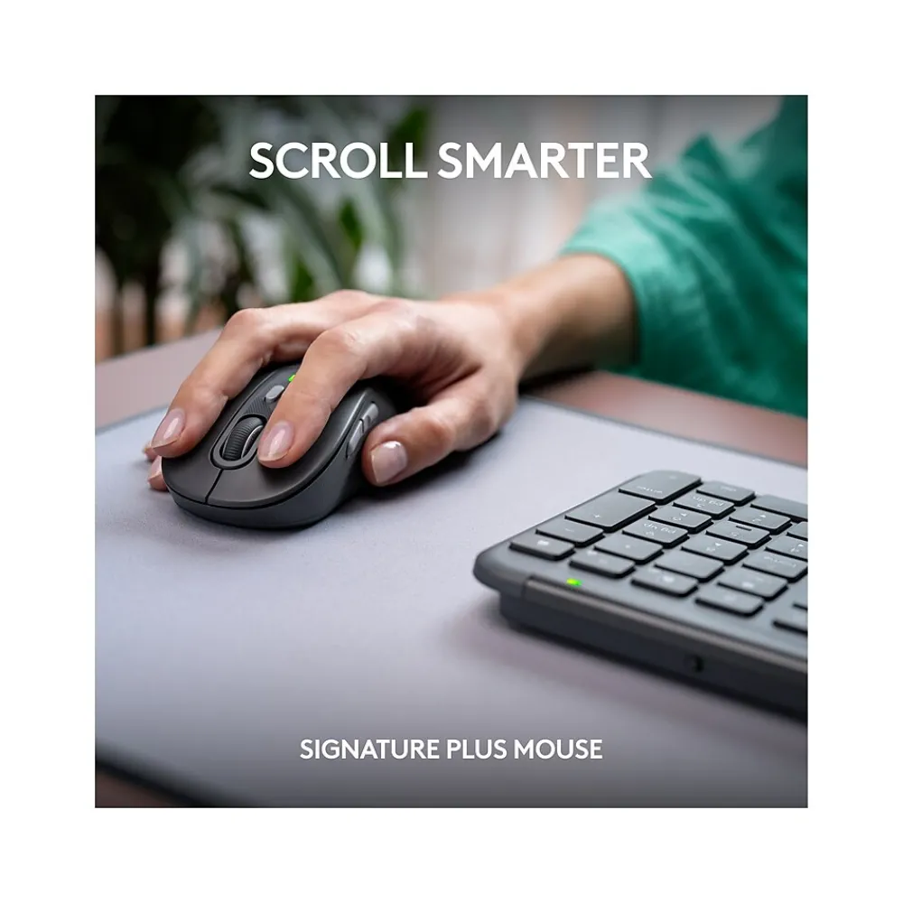 Outlet Logitech MK955 Wireless Keyboard and Optical Mouse Combo, Black (920-012425)