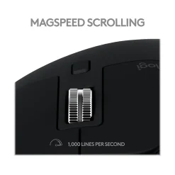 Sale Logitech MX Master 3S for Mac Ergonomic Wireless Optical Mouse, Space Gray (910-006569)