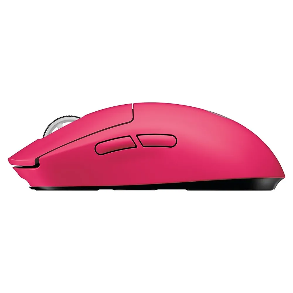 Sale Logitech PRO X SUPERLIGHT Wireless Optical USB Gaming Mouse, Pink (910-005954)