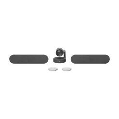Sale Logitech Rally Plus Ultra-HD Conference Camera System, Black/White (960-001398)