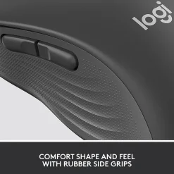Online Logitech Signature M650 Wireless Ergonomic Optical Bluetooth & USB Mouse, (910-006250) Graphite
