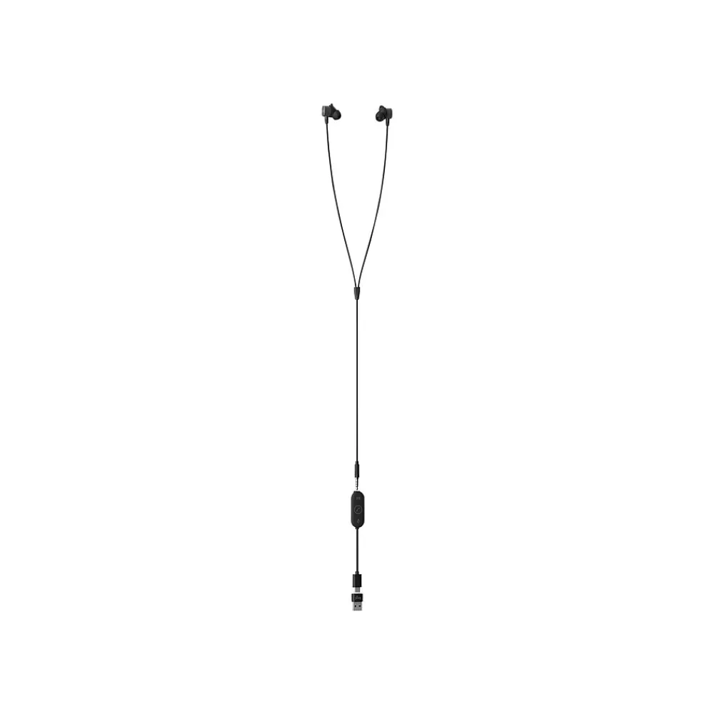 Online Logitech Zone Wired Earbuds Stereo Headset, Black (981-001012)