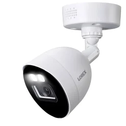 Lorex Fusion 4K 8.0-MP 20-Camera-Capable 2-TB DVR System with 8 Wired Smart Deterrence Cameras, White (D863A62B-8DA8)