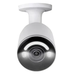 Lorex Fusion 4K 8.0-MP 16-Camera-Capable 2-TB NVR System with 4 IP Smart-Deterrence Bullet Cameras, White (N847A62-8A4-E)